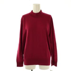 GEMMA ウールハイゲージニットプルオーバー カットソー 長袖 13+ 赤 レッド /AT OS