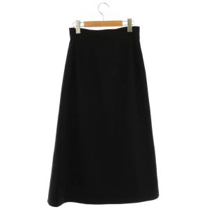 SNIDEL 24AW ラップタックスカート セミフレアスカート 台形 1 ブラック /ES OS