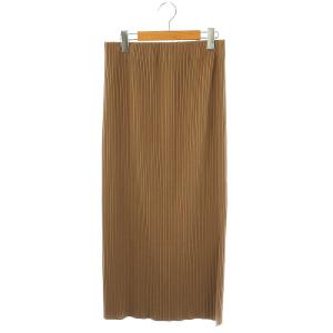 24SS トタンテレコタイトスカート 40 ブラウン /ES OS