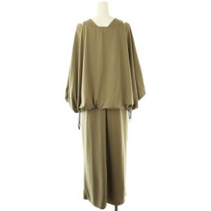 IENA 24SS タンクケープワンピース カットソー 38 カーキ /MI OS