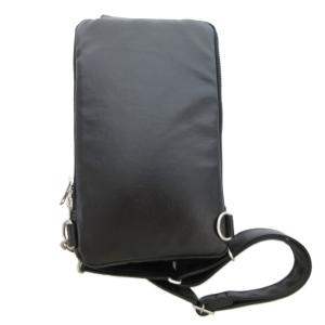 PORTER 吉田カバン FREE STYLE  SLING SHOULDER BAG ボディバッグ レザー ロゴ 黒