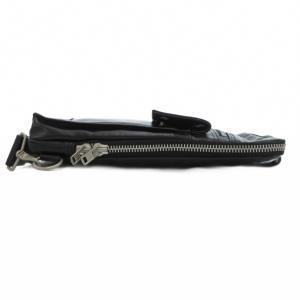 PORTER 吉田カバン FREE STYLE  SLING SHOULDER BAG ボディバッグ レザー ロゴ 黒