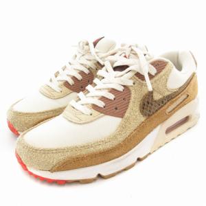 NIKE WMNS AIR MAX 90 AMD スニーカー 23.5cm ベージュ ホワイト