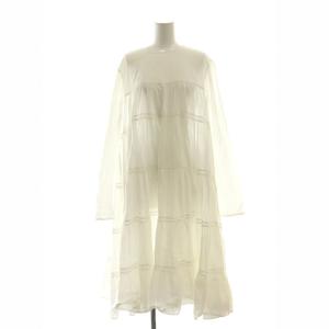 ESSAOUIRA ドレス ワンピース ティアード 白 /MI OS