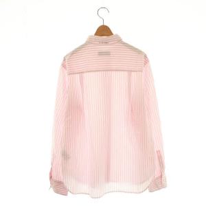 SLOBE IENA 24AW HAPPYCOLOR SHIRT シャツ ストライプ ピンクホワイト /ES OS