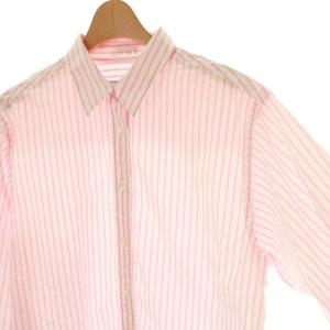SLOBE IENA 24AW HAPPYCOLOR SHIRT シャツ ストライプ ピンクホワイト /ES OS