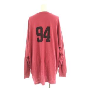 Hysterics RS/VOO DOO LOUNGE TOUR ビッグTシャツ カットソー 長袖 F ピンク /AT OS