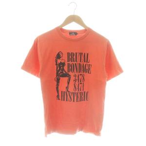 BRUTAL BONDAGE Tシャツ カットソー S オレンジ ブラック /ES OS SH