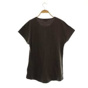 HYSTERIC GLAMOUR FLOWER POWER Tシャツ カットソー フレンチスリーブ F グレー /AT OS SH