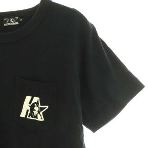 HYSTERIC GLAMOUR STAR WOMAN ポケット付きTシャツ カットソー 半袖 M 黒 ブラック /AT OS SH