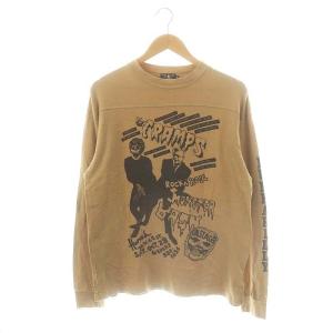 【美品】ヒステリックグラマー　☆スネークループ 長袖シャツ. 美品 近年 ループスネークカットソー Tシャツ セカンドスキン