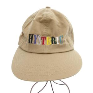 HYSTERIC GLAMOUR HYSTERIC刺繍 キャップ 帽子 F ベージュ /UO SH