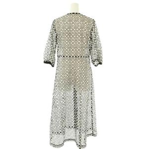 Grace Class カットワークワンピース 36 黒 白 /MI OS