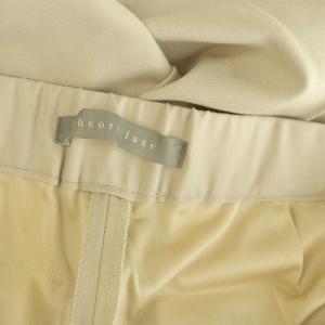 theory luxe 24AW Suave Saxony Carol 2 テーパードパンツ スラックス ストレッチ 40 ライトベージュ