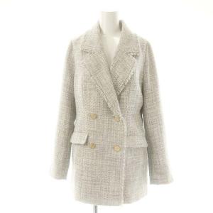 RESEXXY 24AW セットアップ ツイード テーラードジャケット ショートパンツ スカパン ラメ F グレー 白