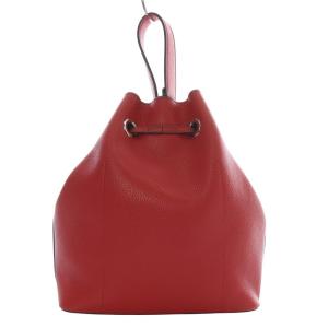 FURLA コスタンザ 2WAYバッグ ハンドバッグ ワンハンドル ショルダーバッグ 斜め掛け 巾着 レザー レッド