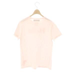 MADISONBLUE HELLO CREW NECK TEE DYED Tシャツ カットソー プリント 01 S ピンク /MI