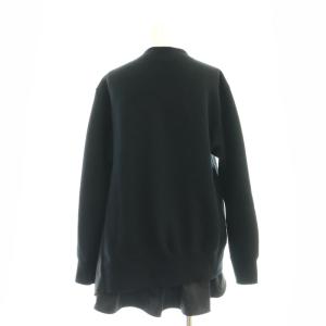 sacai 23-06967 ドッキングプルオーバー 2 ブラック