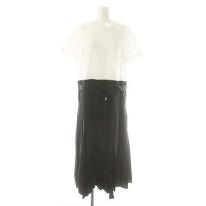 24-07401 Cotton Poplin x Cotton Jersey Dress ワンピース