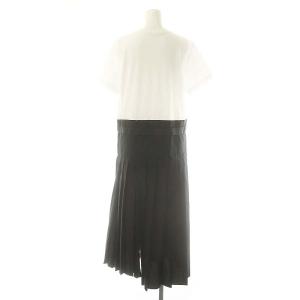 sacai 24-07401 Cotton Poplin x Cotton Jersey Dress ワンピース
