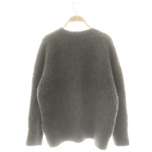 Whim Gazette WhimGazette 24AW ミックスヤーンニットカーディガン ウール混 F グレー /MI OS
