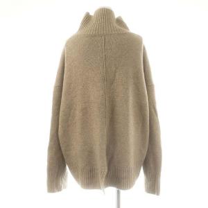 Whim Gazette WhimGazette 23AW ウールタートルニット セーター カシミヤ混 F ベージュ /DO OS