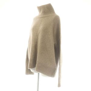 Whim Gazette WhimGazette 23AW ウールタートルニット セーター カシミヤ混 F ベージュ /DO OS
