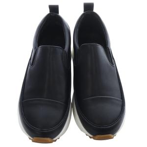 BEARDSLEY レザースリッポン レザー 23.5cm 黒 ブラック /SR37