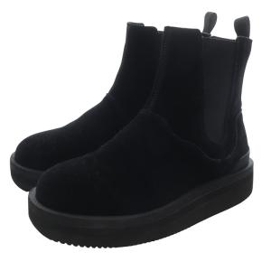 SUICOKE スエード サイドゴアブーツ AP STUDIO別注 ショート 24cm 黒 ブラック /SR24