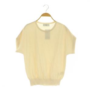 24SS アイスコットンフレンチスリーブプルオーバー ニット カットソー F 生成 /MY OS