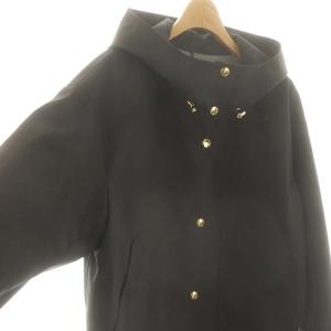 NOBLE ウインドプルーフフーデッドブルゾン ジャケット 36 ダークブラウン /MI OS