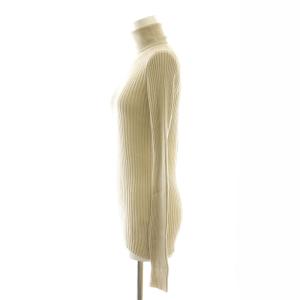 L'Appartement 23SS WIDE Rib Turtlneck Knit ニット カットソー 長袖 F ベージュ 23080560202510