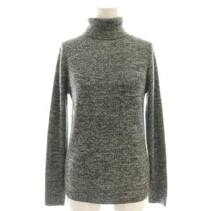 24AW W メランジ リブ 2WAY ニット セーター 長袖 F グレー /AT OS