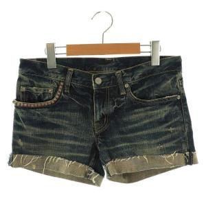 スタッズ デニム ショートパンツ M ネイビー /SS OS