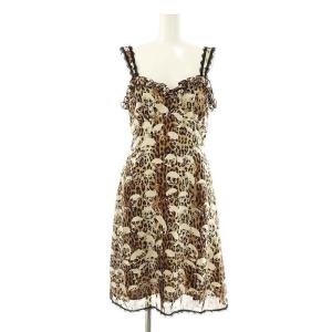 スカルレオパードキャミワンピース F マルチカラー /DO OS