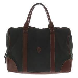 ナイロン レザー ブリーフケース ビジネスバッグ ハンドバッグ カーキ 緑 /SR36