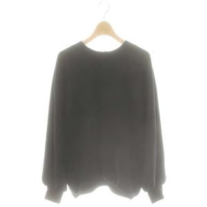 24SS dumblefit クルーネック プルオーバー ブラウス 黒 /MI OS