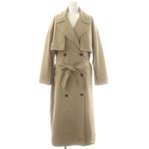 トレンチコート スプリングコート ロング ベージュ /DO OS