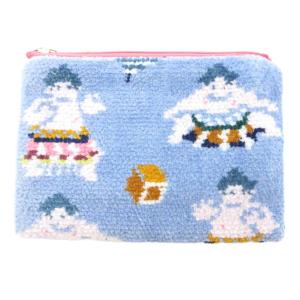 LOVERARY タグ付き ハッケヨイ マスクポーチ ティッシュケース ライトブルー HAK-203130