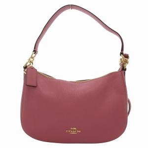 美品 チェルシー クロスボディ バッグ ハンド ショルダー 2WAY ロゴ レザー ピンク 56819