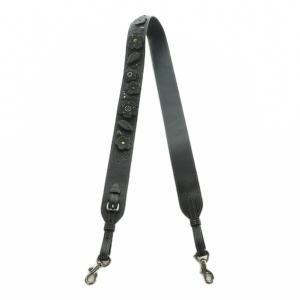 87293 バッグ ストラップ ショルダーベルト 花柄 黒 /MI OS