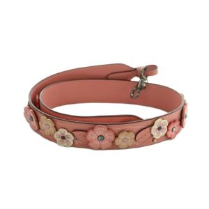 COACH 67590 バッグ ストラップ ショルダーベルト 花柄 ピンク /MI OS
