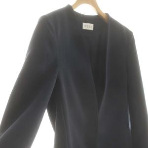 PLST 23SS トリアセブレンドカラーレスジャケット M ネイビー /DO OS