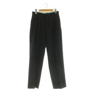 BLACK 24AW トラヴィスパンツ スラックス ストレート 36 ブラック /MY OS