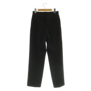 IENA BLACK 24AW トラヴィスパンツ スラックス ストレート 36 ブラック /MY OS