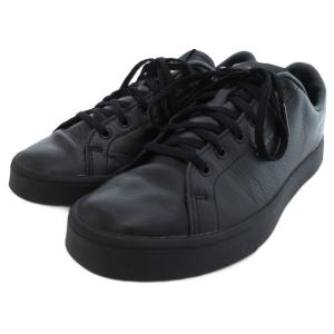GEL-LUX CT スニーカー コートシューズ 天然皮革 レザー 24cm 黒 ブラック 1202A331