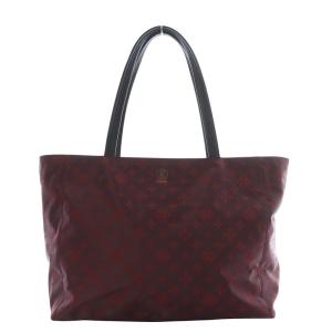 パレット トートバッグ ハンドバッグ モノグラム 総柄 ナイロン ボルドー /YO19 SH