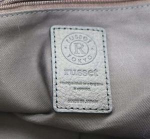 russet パレット トートバッグ ハンドバッグ モノグラム 総柄 ナイロン ボルドー /YO19 SH