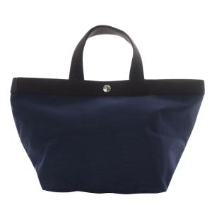 707C コーデュラ舟型トートM バッグ ハンドバッグ ネイビー×モカ /YO12 SH