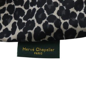 Hervé Chapelier 925Fナイロン舟型ショルダーL バッグ ヒョウ柄 カモフラージュ柄 パンサーブラン /YO13 SH